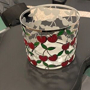 Bath & Body Works Glittering Red Heart Candle Holder
